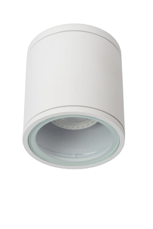 Lucide AVEN - Ceiling spotlight Bathroom - Ø 9 cm - 1xGU10 - IP65 - White - turned off